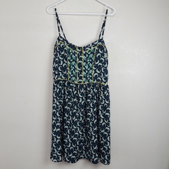 LC Lauren Conrad Dresses & Skirts - LC Lauren Conrad Turquoise Teal Floral Dress Sz 14